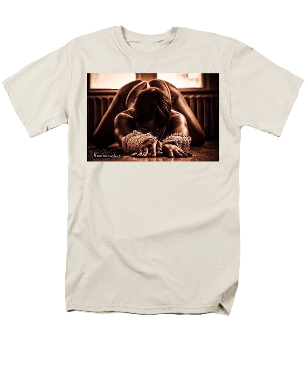 Bound Figure in Dim Light - Men's T-Shirt  (Regular Fit)
