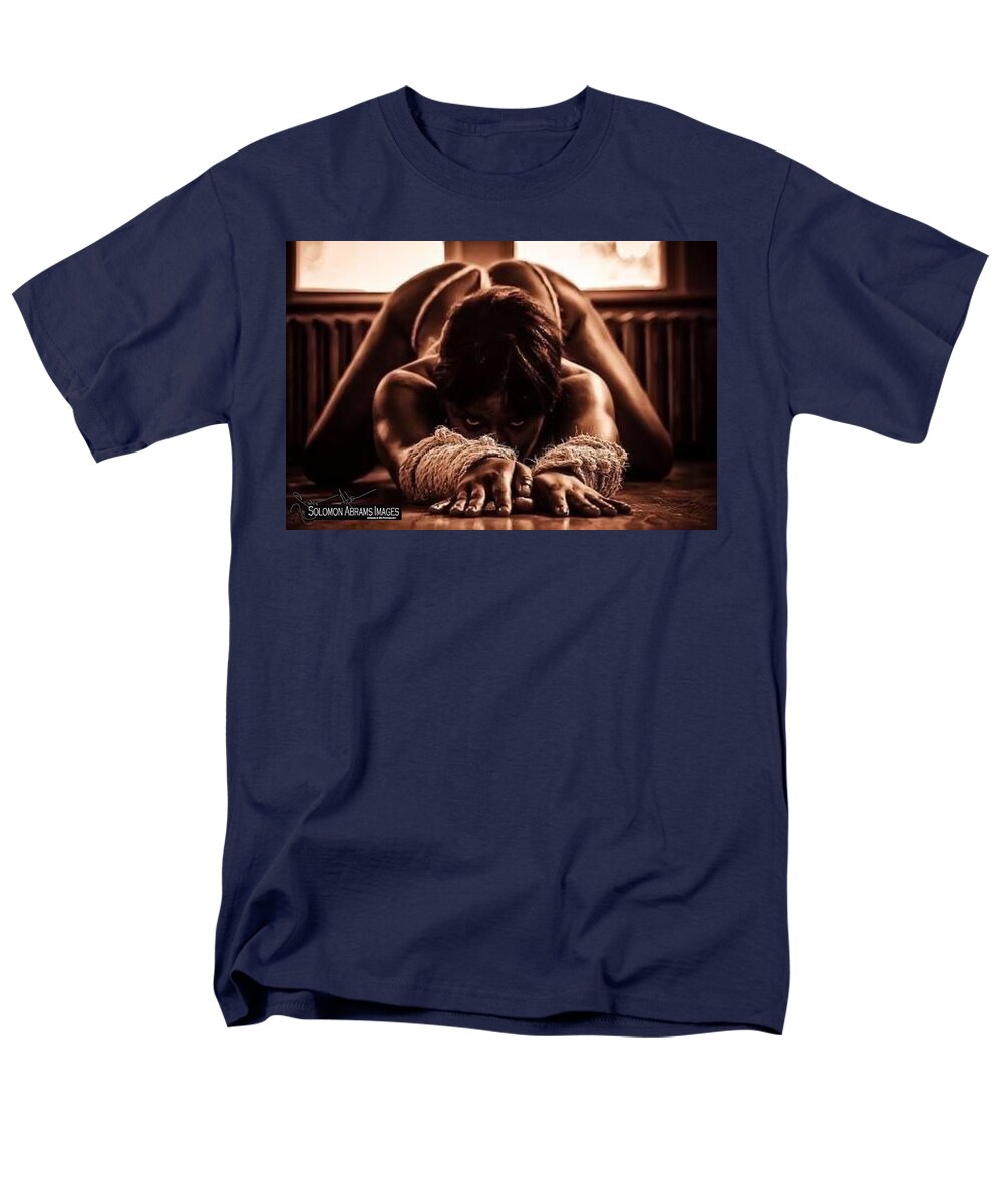 Bound Figure in Dim Light - Men's T-Shirt  (Regular Fit)