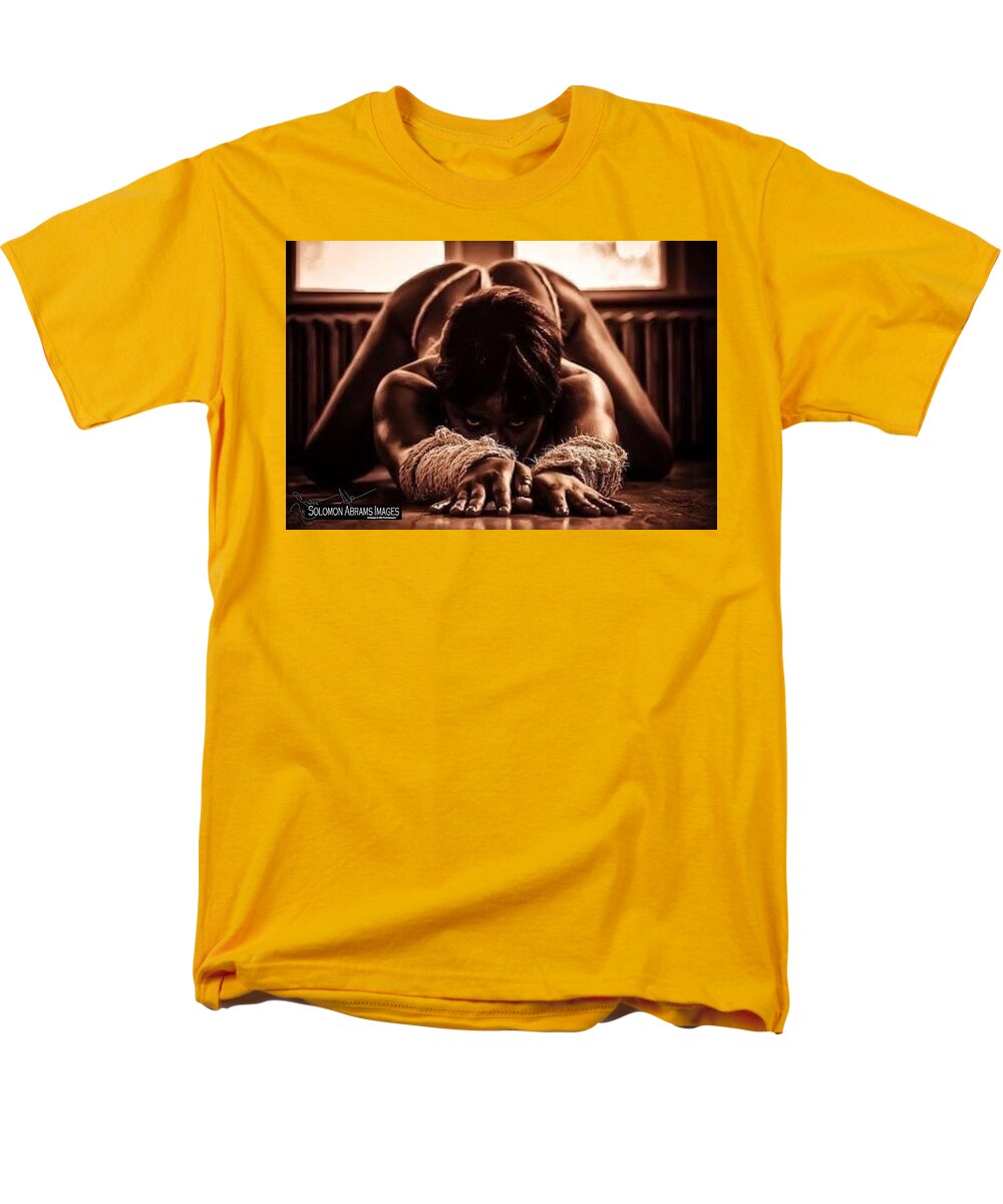 Bound Figure in Dim Light - Men's T-Shirt  (Regular Fit)