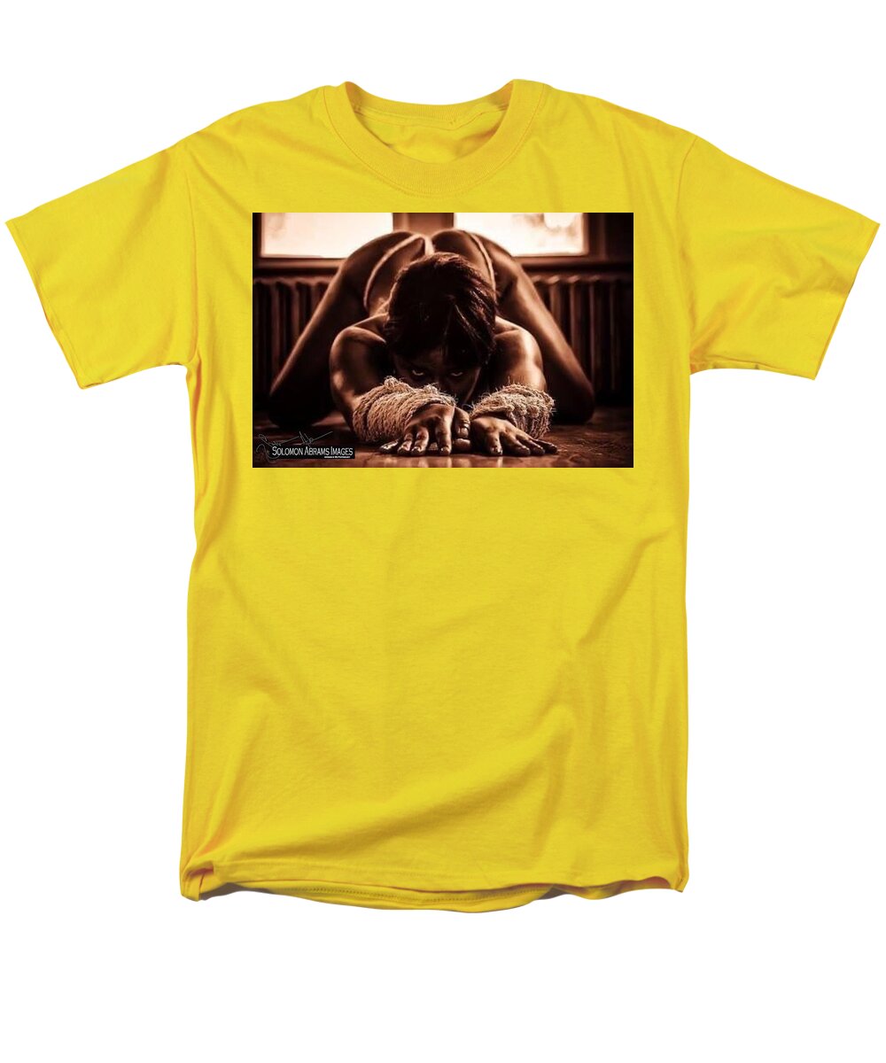 Bound Figure in Dim Light - Men's T-Shirt  (Regular Fit)