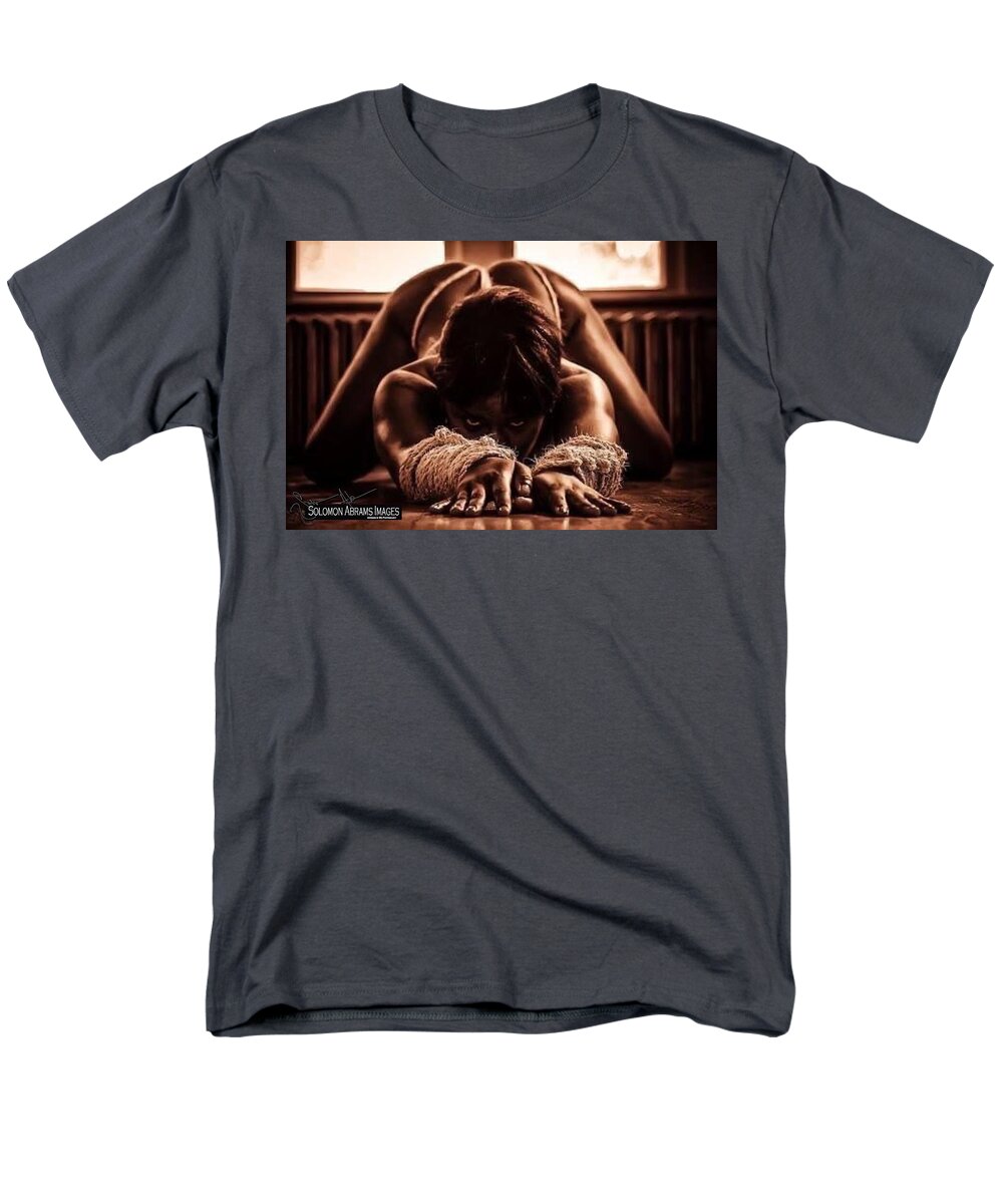 Bound Figure in Dim Light - Men's T-Shirt  (Regular Fit)