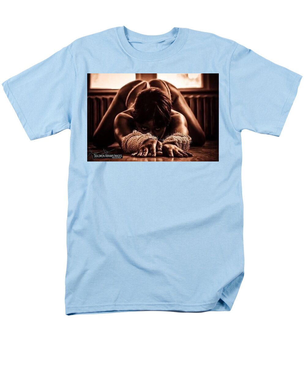 Bound Figure in Dim Light - Men's T-Shirt  (Regular Fit)