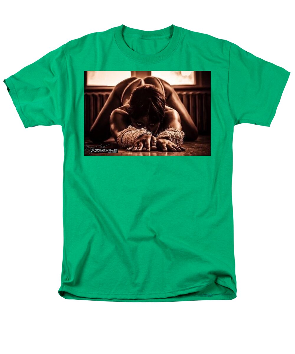 Bound Figure in Dim Light - Men's T-Shirt  (Regular Fit)
