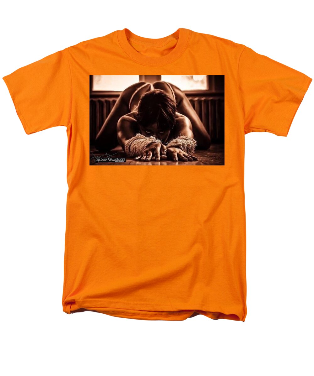 Bound Figure in Dim Light - Men's T-Shirt  (Regular Fit)