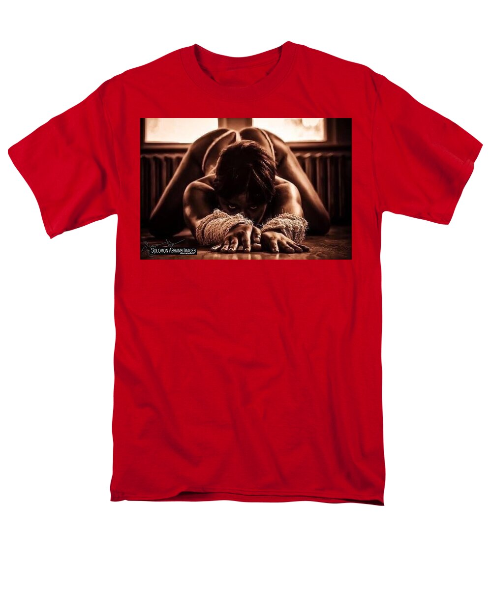 Bound Figure in Dim Light - Men's T-Shirt  (Regular Fit)