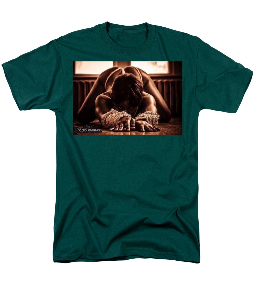 Bound Figure in Dim Light - Men's T-Shirt  (Regular Fit)