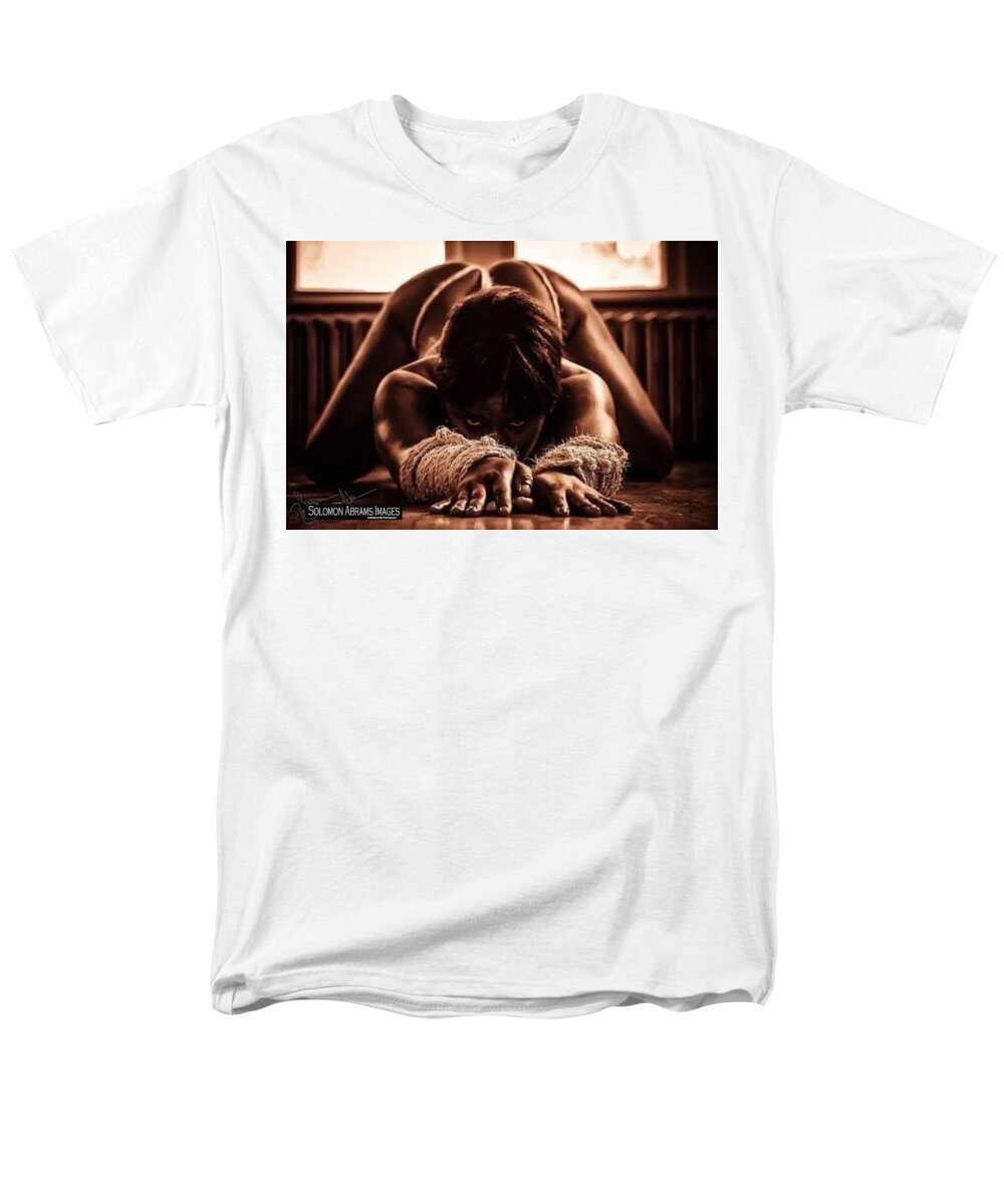 Bound Figure in Dim Light - Men's T-Shirt  (Regular Fit)