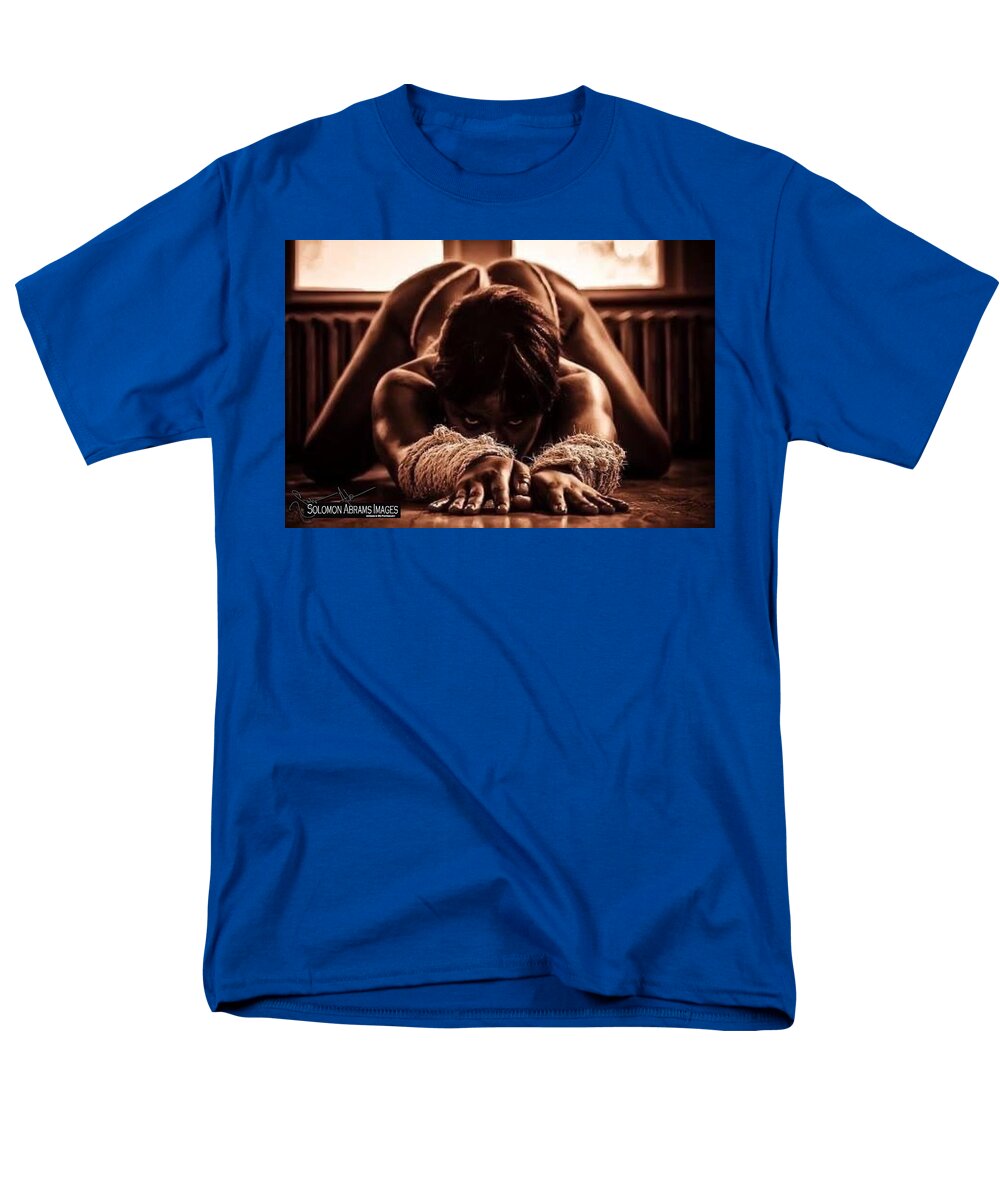 Bound Figure in Dim Light - Men's T-Shirt  (Regular Fit)