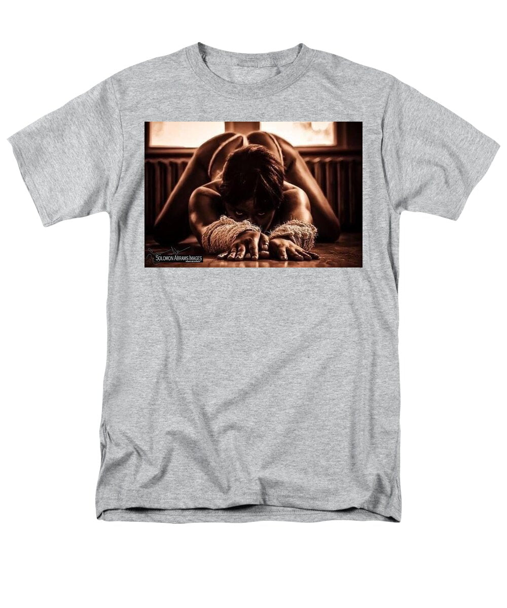 Bound Figure in Dim Light - Men's T-Shirt  (Regular Fit)