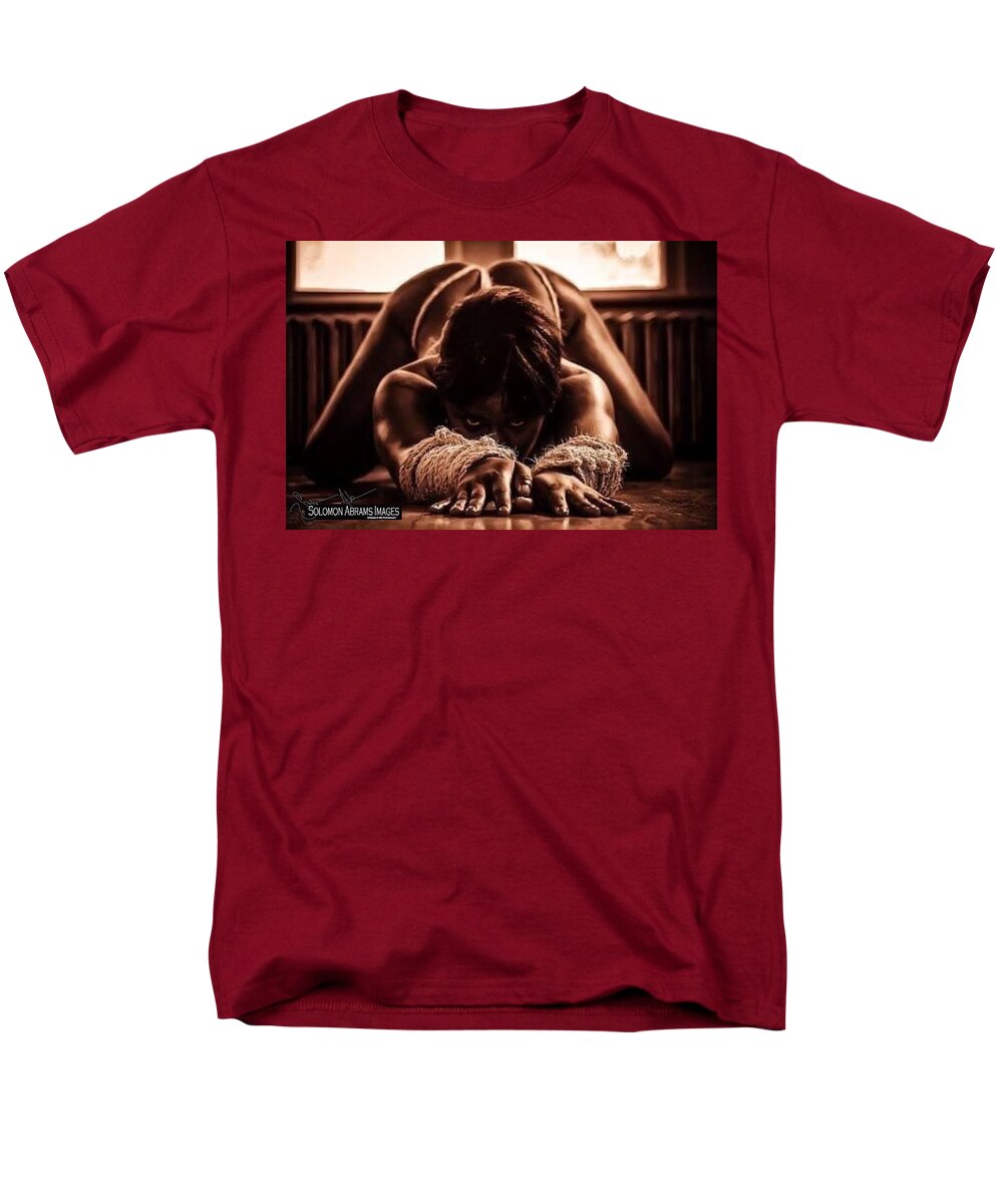 Bound Figure in Dim Light - Men's T-Shirt  (Regular Fit)