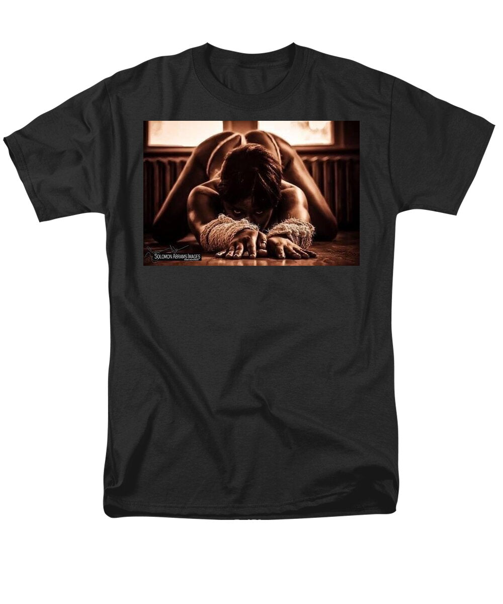 Bound Figure in Dim Light - Men's T-Shirt  (Regular Fit)
