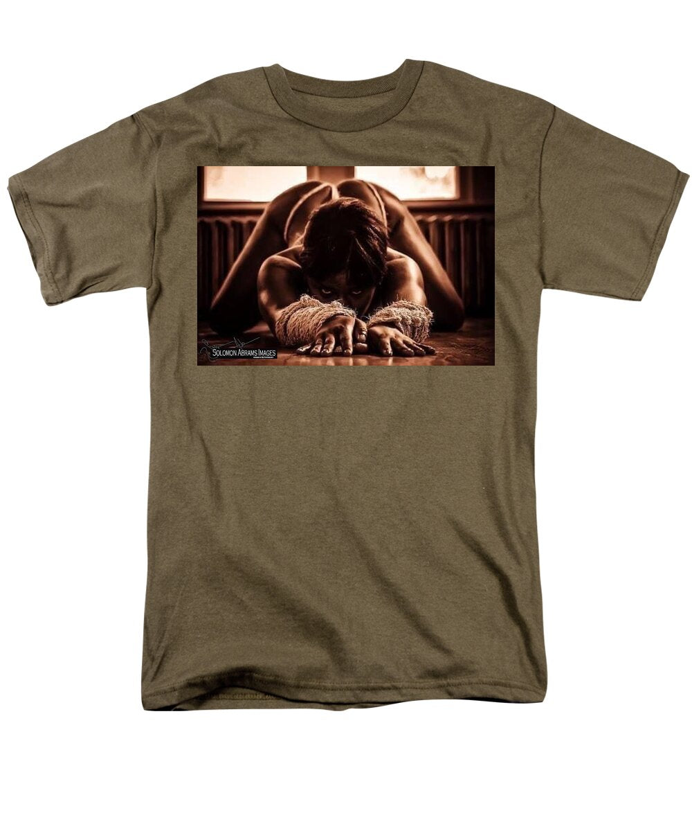 Bound Figure in Dim Light - Men's T-Shirt  (Regular Fit)